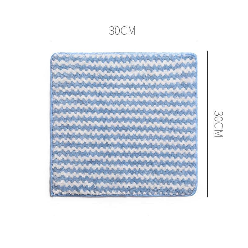 image-MTAM Microfiber Kitchen Cleaning Cloth Wave Pattern Absorbent