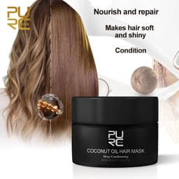 image-PURC Baked Ointment Coconut Oil Hair Mask Repairs dry and frizz