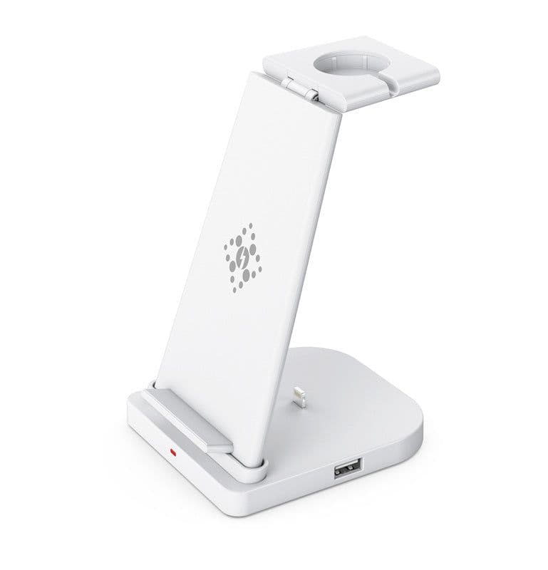 image-Hot-selling private model three-in-one wireless charger Easy to disassemble and install wireless charger 15W fast charge wireless charger