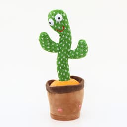 image-Cross-border electric cactus dancing cactus can dance, learn to speak, twist toy sand sculpture plush doll