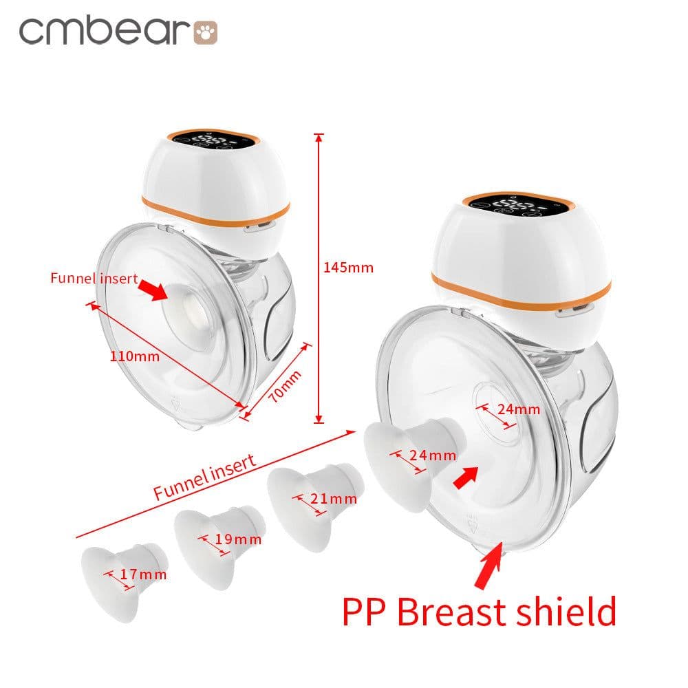 image-cmbear wearable breast pump electric breast pump breast pump integrated breast pump