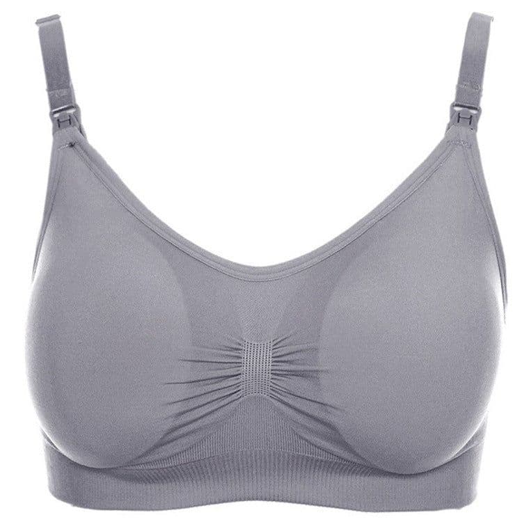 image-Summer Breastfeeding Bra No Steel Ring Breastfeeding Underwear Foreign Trade Large Size Pregnant Women's Underwear Close-fitting Comfortable Pregnant Women's Bra