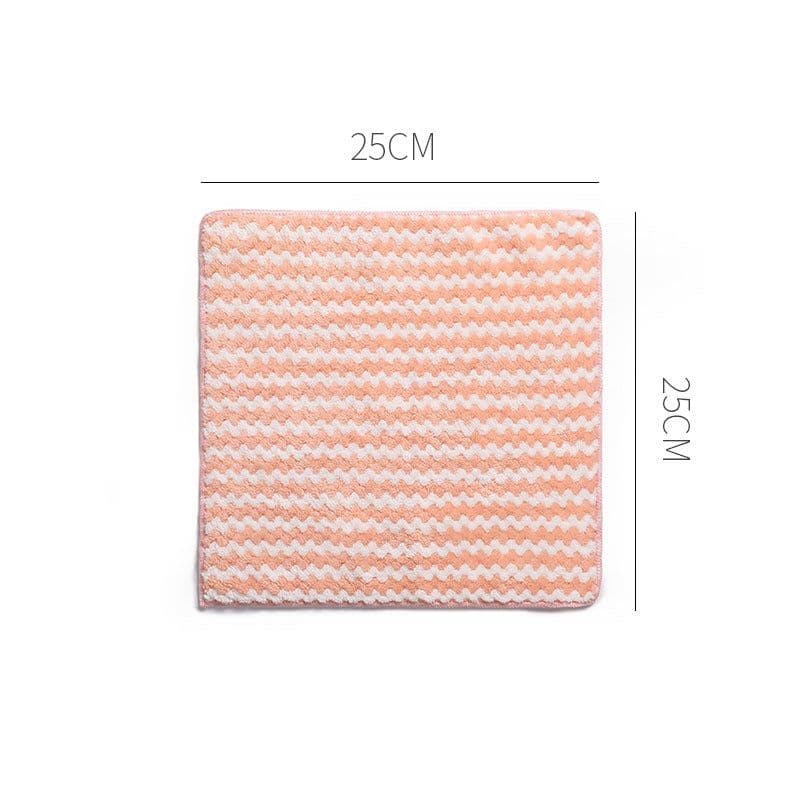 image-MTAM Microfiber Kitchen Cleaning Cloth Wave Pattern Absorbent