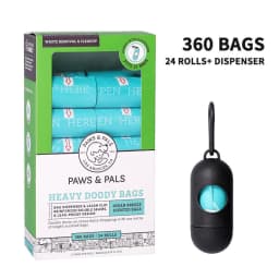 image-Cross-border new product dog poop bag poop picking bag dog dispenser environmentally friendly degradable poop picking bag car pet garbage bag
