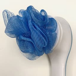 image-Simple TV five-in-one electric massage bath brush set silicone bathroom electric bath brush scrubbing device long handle