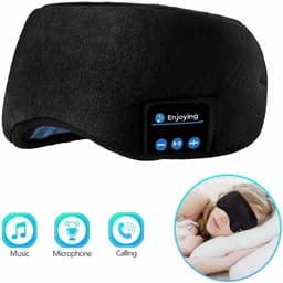 image-Cross-border new Bluetooth 5.0 sleep eye mask, smart wireless music, listen to songs and call Amazon eye mask