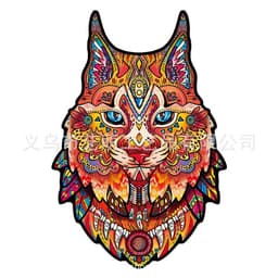 image-Cross-border irregular three-dimensional animal puzzles various special-shaped wooden puzzle manufacturers custom 3d wooden puzzle toys