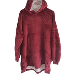 image-TV new huggle hood lazy pullover fleece hooded TV blanket outdoor cold warm clothing