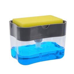 image-Automatic liquid box, scouring pad, dishwashing brush, soap liquid box, direct sales creative kitchen brush, detergent liquid dispenser, push type