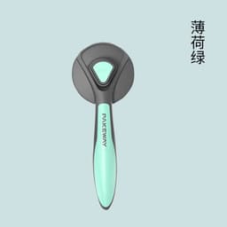 image-Cross-border new pet comb Stainless steel automatic hair removal cat comb