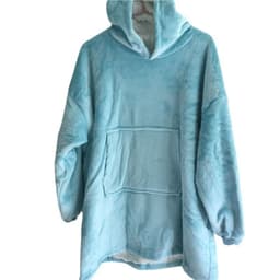 image-TV new huggle hood lazy pullover fleece hooded TV blanket outdoor cold warm clothing