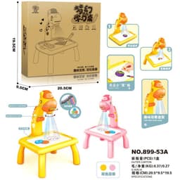 image-Children's enlightenment early education intelligent projection painting table baby graffiti writing drawing vibrato net celebrity projector toy