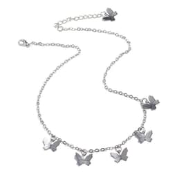 image-AliExpress hot-selling cross-border jewelry temperament personality butterfly necklace female fashion simple clavicle chain factory direct approval