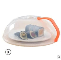 image-The heating cover in the microwave oven is splash-proof and oil-proof cover, fresh-keeping cover, high temperature resistant plastic food cover, food hot dish cover