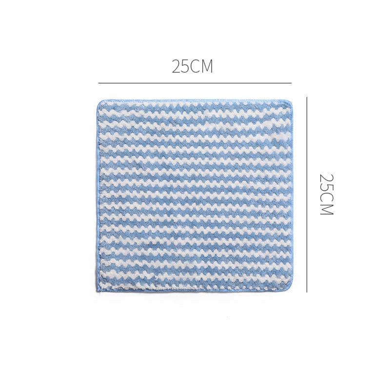 image-MTAM Microfiber Kitchen Cleaning Cloth Wave Pattern Absorbent