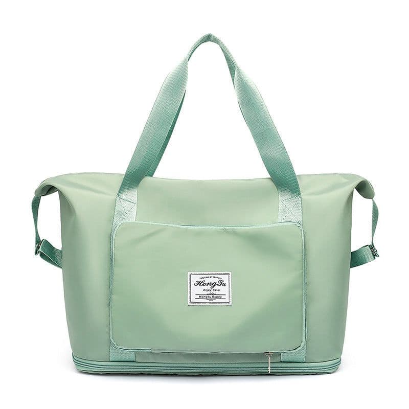 image-New foldable hand luggage bag large capacity short-distance travel bag wet and dry separation gym bag swimming bag