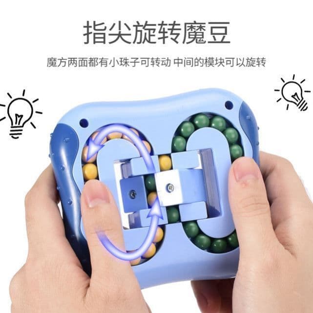 image-Cross-border Burger Rubik's Cube Rotating Finger Gyro Square Fingertip Rubik's Cube Rubik Bean Rubik's Cube Control Rubik's Cube Toy