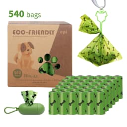 image-Cross-border new product dog poop bag poop picking bag dog dispenser environmentally friendly degradable poop picking bag car pet garbage bag
