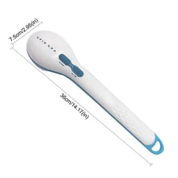 image-Simple TV five-in-one electric massage bath brush set silicone bathroom electric bath brush scrubbing device long handle