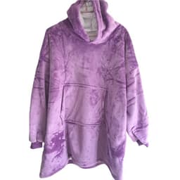 image-TV new huggle hood lazy pullover fleece hooded TV blanket outdoor cold warm clothing
