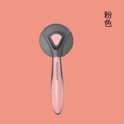 image-Cross-border new pet comb Stainless steel automatic hair removal cat comb