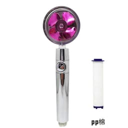 image-Xiaoman waist turbo shower net celebrity hand spray shower shower head pressurized fan blade water one-button water stop cross-border