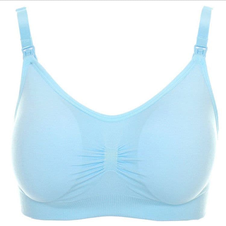 image-Summer Breastfeeding Bra No Steel Ring Breastfeeding Underwear Foreign Trade Large Size Pregnant Women's Underwear Close-fitting Comfortable Pregnant Women's Bra
