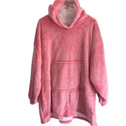 image-TV new huggle hood lazy pullover fleece hooded TV blanket outdoor cold warm clothing