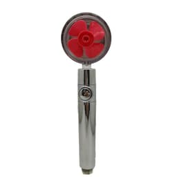 image-Xiaoman waist turbo shower net celebrity hand spray shower shower head pressurized fan blade water one-button water stop cross-border