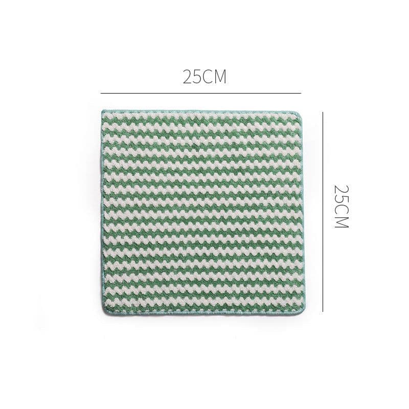 image-MTAM Microfiber Kitchen Cleaning Cloth Wave Pattern Absorbent