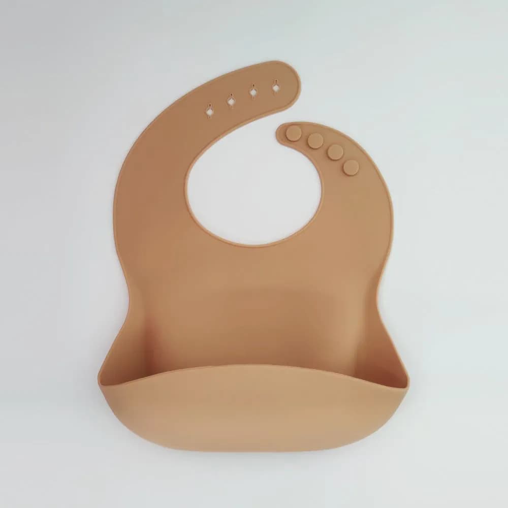 image-Baby eating bib bib baby silicone bib custom rice pocket soft silicone disposable waterproof feeding rice pocket