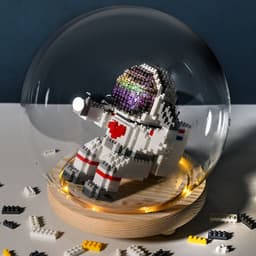 image-The particles are compatible with Lego blocks, luminous astronauts, astronauts, and adult puzzle assembling toys.
