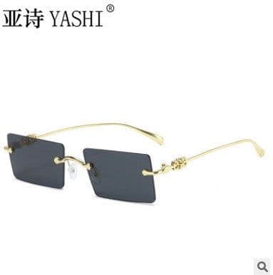 image-New Fashion Frameless Sunglasses European and American Small Frame Sunglasses Ladies Cross-border Trendy Sunglasses Factory Wholesale