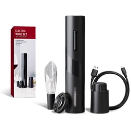 image-KLT factory direct supply cross-border sales of USB red wine electric bottle opener stainless steel rechargeable electric bottle opener