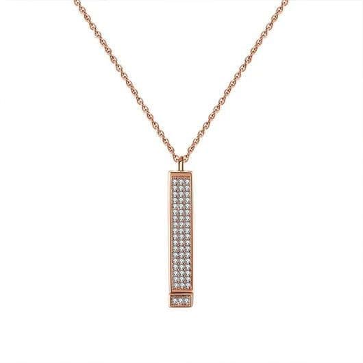 image-shopify hot trend sweet i love you personality necklace zircon diamond fashion pendant jewelry