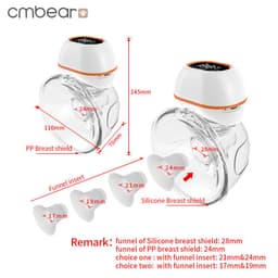 image-cmbear wearable breast pump electric breast pump breast pump integrated breast pump