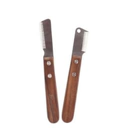 image-Hlaximilan dog pet grooming comb pet combing plucking knife schnauzer dog grooming tool
