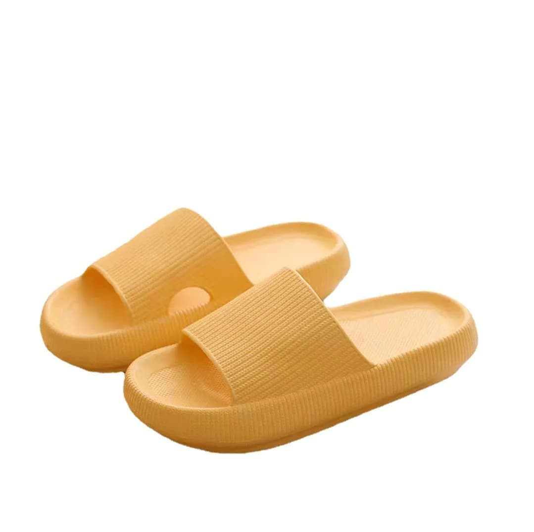 image-Factory wholesale high-heeled EVA thick-soled slippers female summer household bathroom bath couple sandals indoor home slippers male