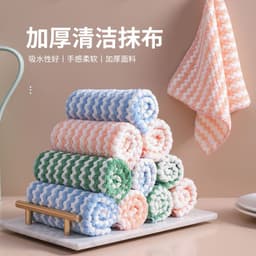 image-MTAM Microfiber Kitchen Cleaning Cloth Wave Pattern Absorbent
