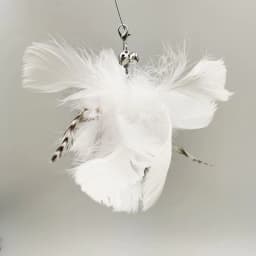 image-Cross-border hot sale exclusively for cats self-hey feather sucker steel wire long rod funny cat stick with bell replaceable head bite resistant