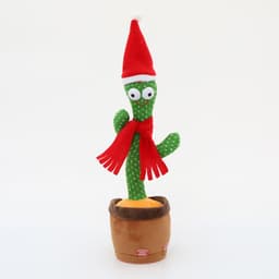 image-Cross-border electric cactus dancing cactus can dance, learn to speak, twist toy sand sculpture plush doll