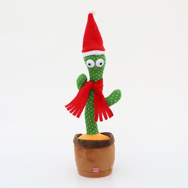 image-Cross-border electric cactus dancing cactus can dance, learn to speak, twist toy sand sculpture plush doll