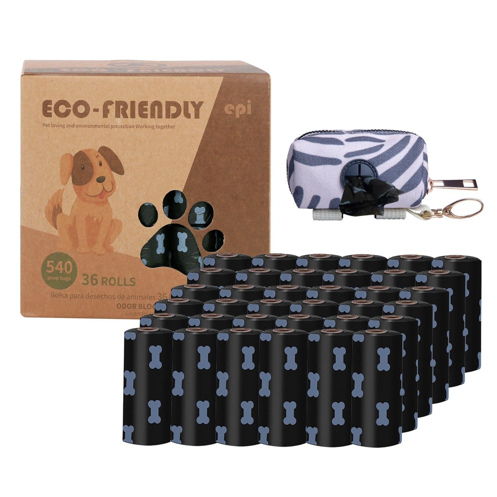 image-Cross-border new product dog poop bag poop picking bag dog dispenser environmentally friendly degradable poop picking bag car pet garbage bag