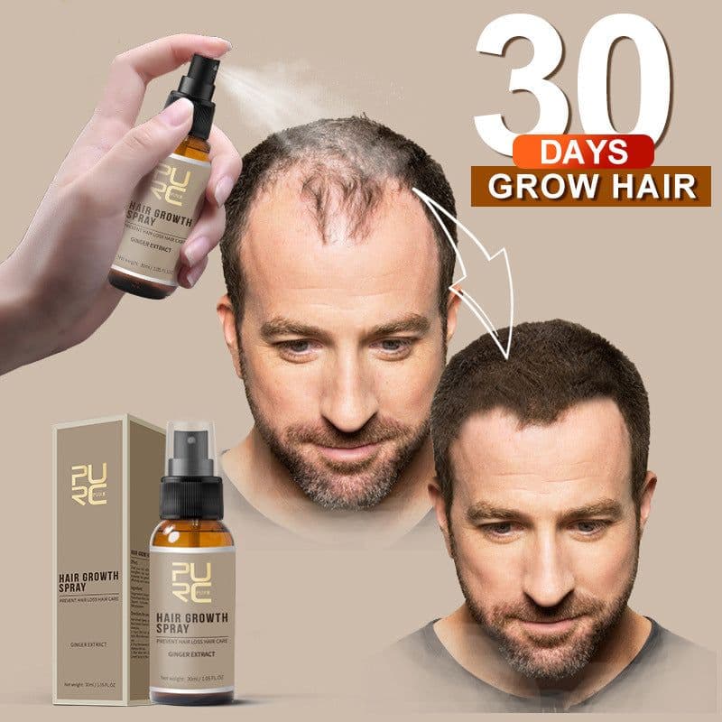 image-PURC Manufacturer Hair Care Essence Spray 30 Days Soft Nourishment Strong Black Hair Scalp Care Essence