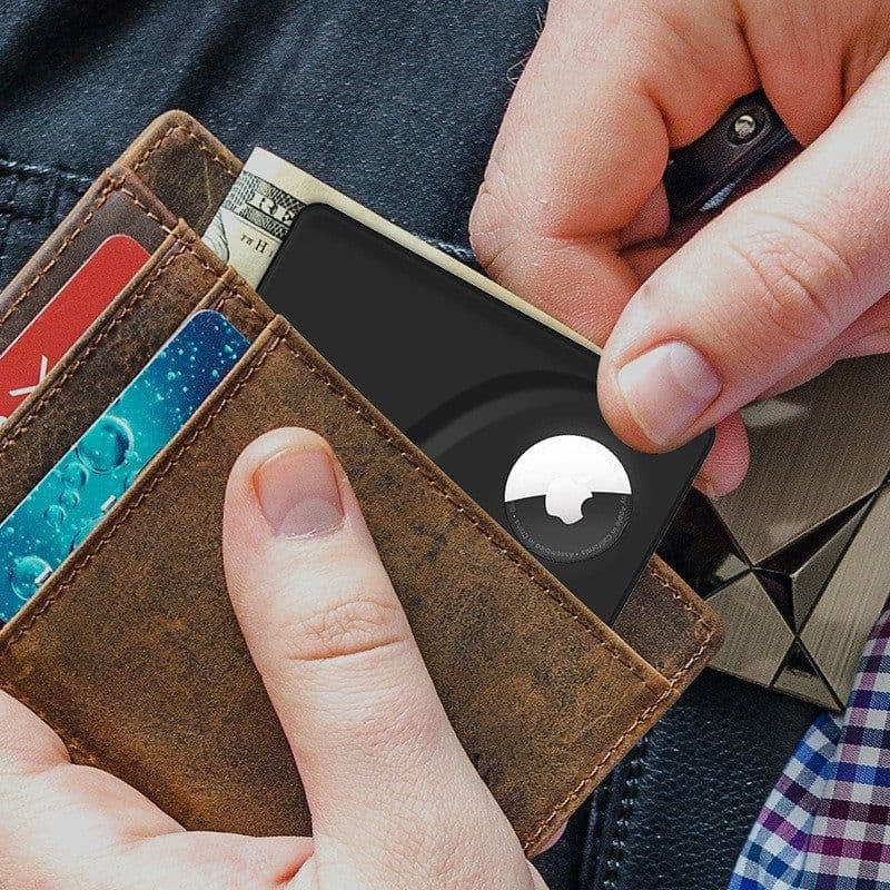 image-Suitable for Apple locator protective sleeve card airtag anti-lost sleeve wallet work permit anti-lost device factory spot