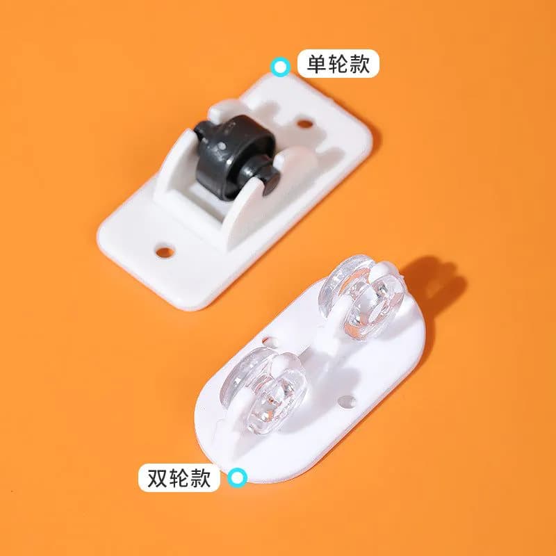 image-Adhesive pulley storage box storage box bottom detachable roller movable wheel bearing capacity of large single and double wheels