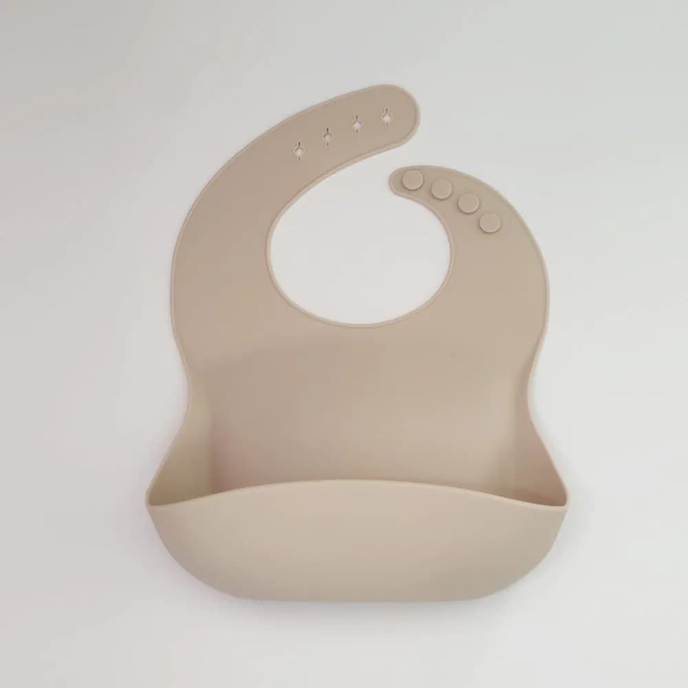 image-Baby eating bib bib baby silicone bib custom rice pocket soft silicone disposable waterproof feeding rice pocket
