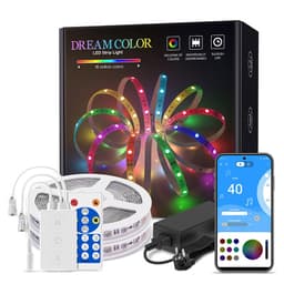 image-LED Symphony WS2811 Bluetooth APP Music Background Wall Living Room Kitchen Bedroom Ambient Light Full Color Light Band Set