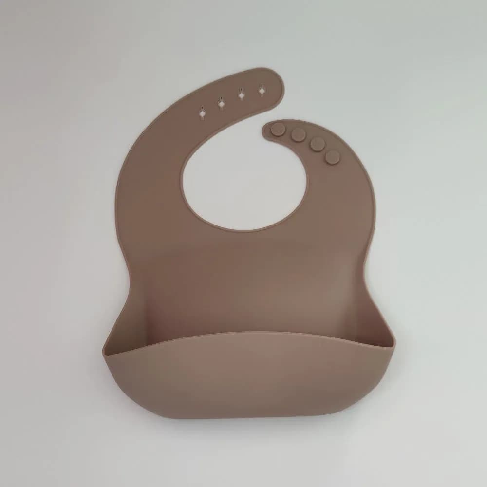 image-Baby eating bib bib baby silicone bib custom rice pocket soft silicone disposable waterproof feeding rice pocket