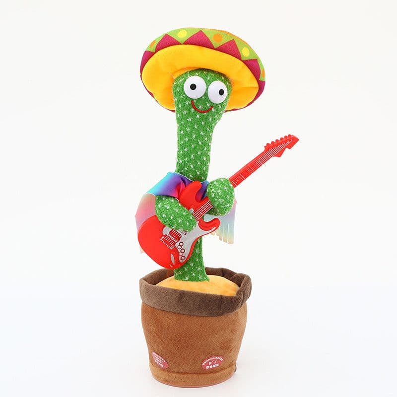 image-Cross-border electric cactus dancing cactus can dance, learn to speak, twist toy sand sculpture plush doll